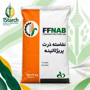 نشاسته ذرت پری‌ژلاتینه گرم فروکتوزناب – کیسه ۲۵ کیلوگرمی